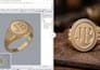 custom jewelry cad design, 3d ring modeling, germstone setting casting stl files